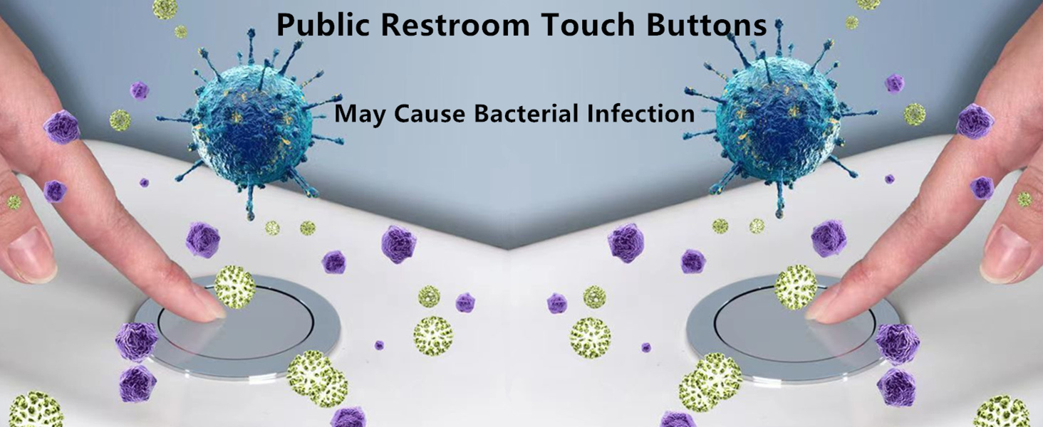 2023 Upgraded Touchless Toilet Flush Kit, Automatic Toilet Flusher, Infrared Sensor Toilet Flusher