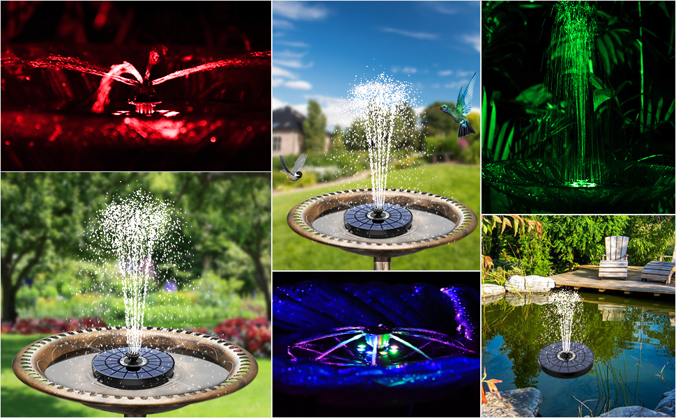 AISITIN Fontaine Solaire 5.5W