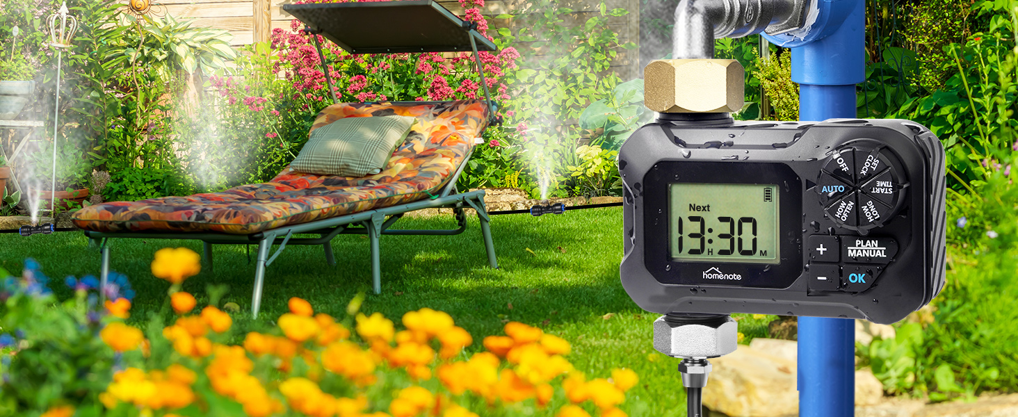 misting system with timer