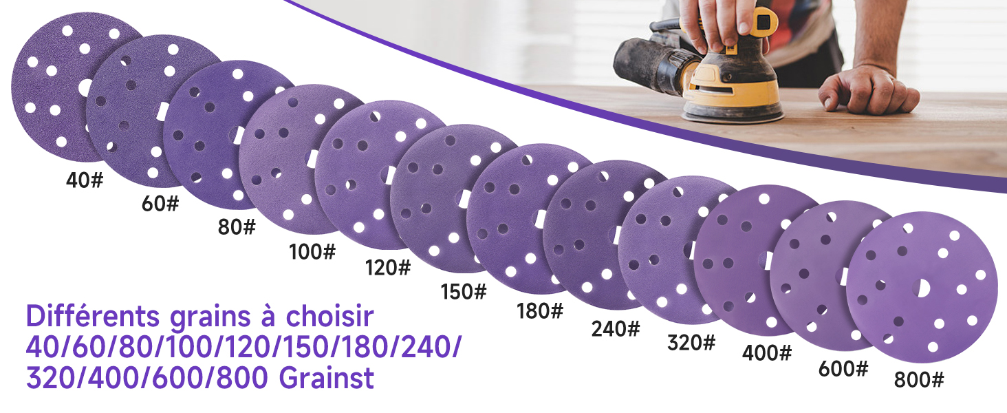 purple sanding paper