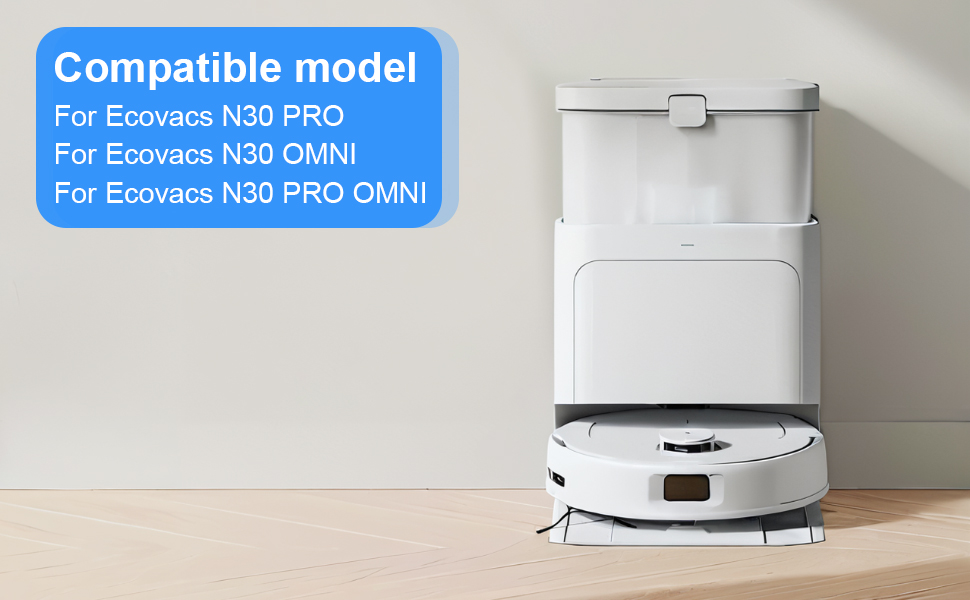 Fixbetter Kit d'accessoires pour aspirateur robot Ecovacs Deebot 
