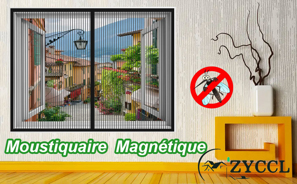 Moustiquaire Fenêtre Magnétique