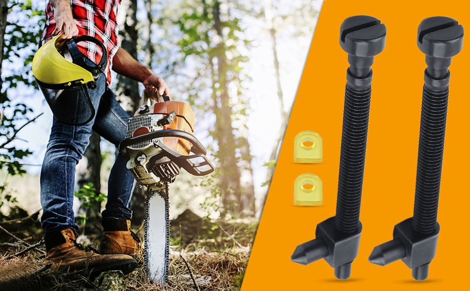 2pcs Chaîne Vis de réglage du Tendeur pour Husqvarna