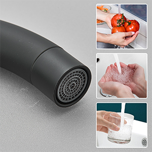 kitchen faucet with aerator