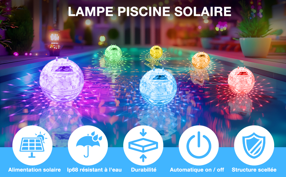 Lampe Piscine Solaire