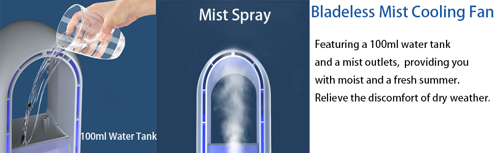 Humidificateur à ventilateur sans pales