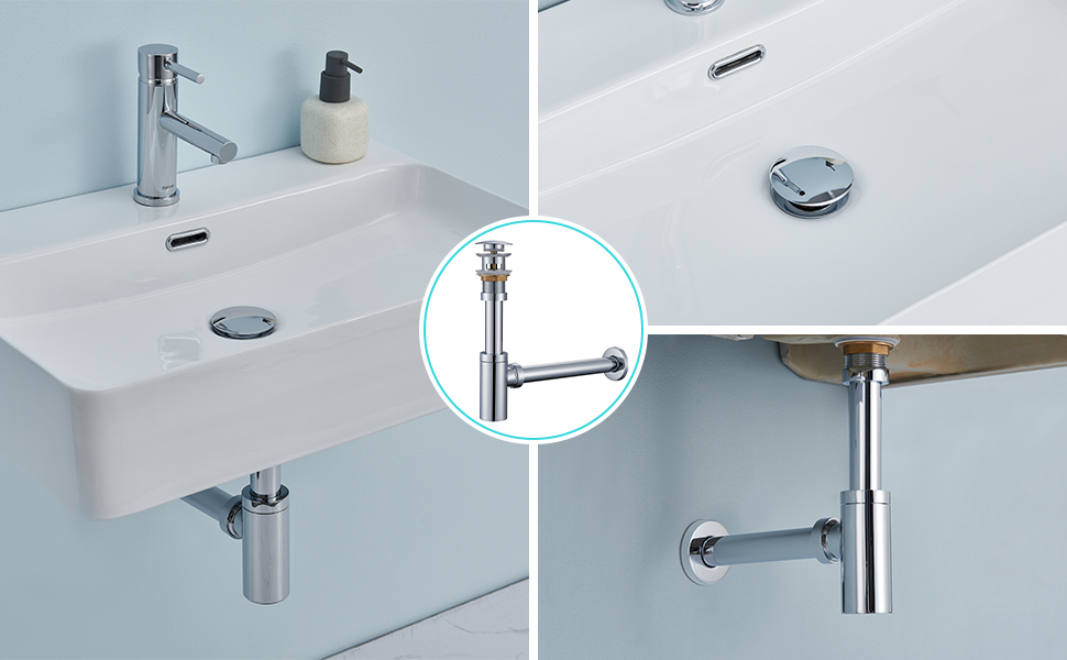 Siphon de lavabo de salle de bain