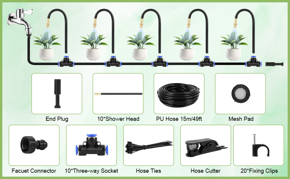 MEKOTRIN Irrigation System Kit 