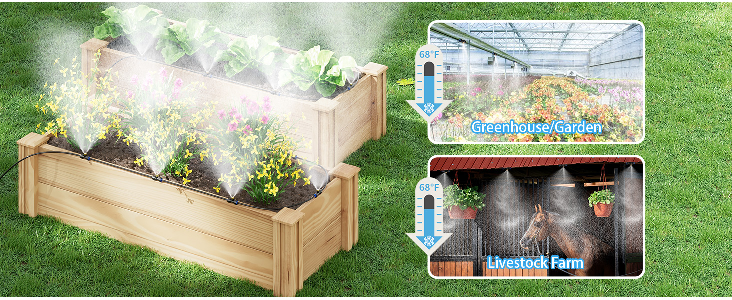 greenhouse misting system