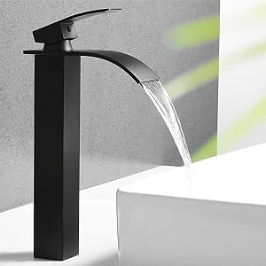 Mitigeur Lavabo Cascade avec bec Hauteur 237 mm
