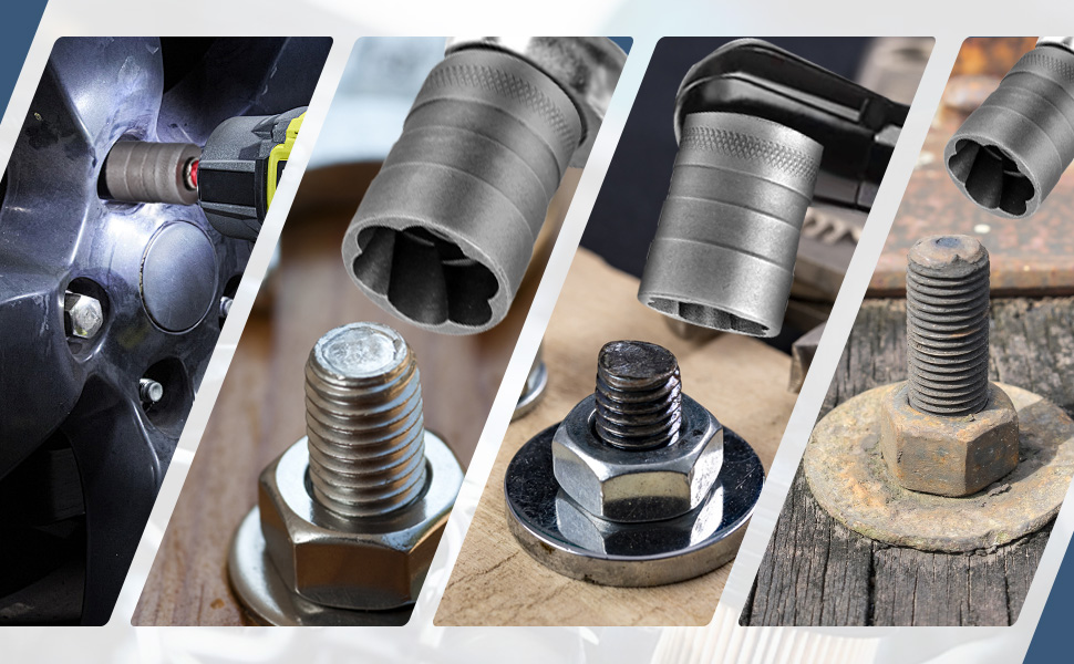 Nut Extractor Socket Kit