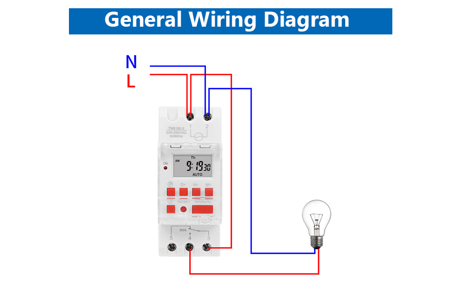 AC 85~265V 30A Timer Switches