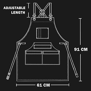 10 tools pockets apron