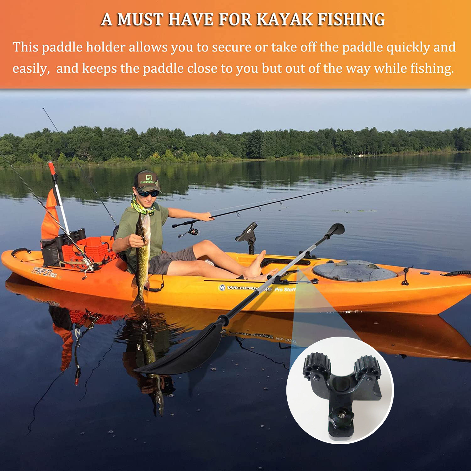 Support de pagaie de kayak 5