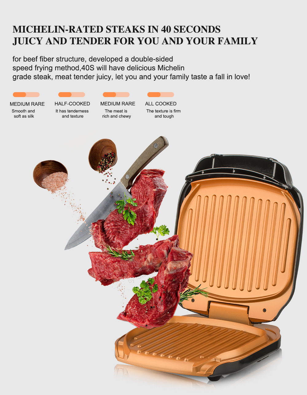 Grill Perfect électrique Gotham Steel