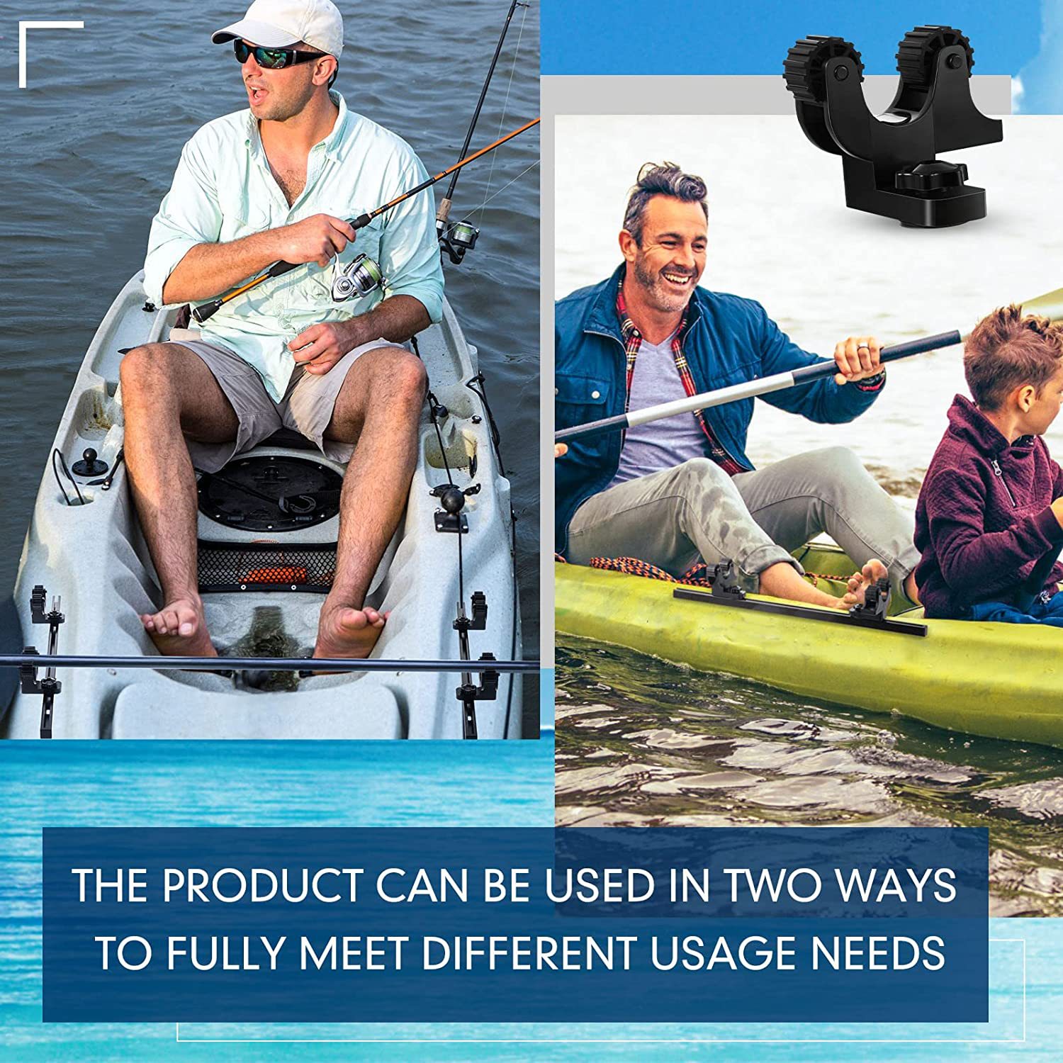 Support de pagaie de kayak 2