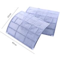 Lot de 10 filtres non tissés pour climatisation, filtre anti-poussière pour sortie d'air conditionné, filet de nettoyage
