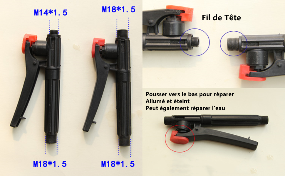 Poignée de pulvérisateur