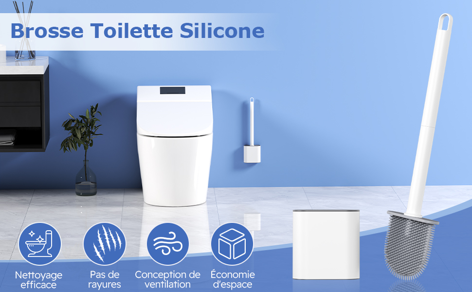 Brosse Toilette Silicone.
