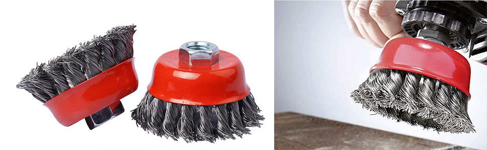 Brosse Conique pour Meuleuse d'angle