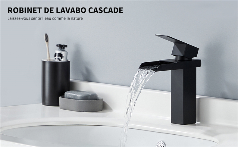 Robinet Cascade Noir
