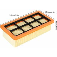 3 Pack Filtre plissé plat accessoire pour Kärcher les aspirateurs AD 3200, AD 3 Premium et AD 4 Premium,6.415-953.0, Filtre Aspirateur,Accessoire Aspirateur Karcher