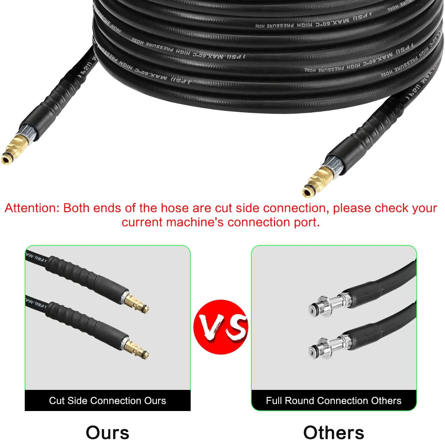 Tuyau de nettoyage haute pression Aiperq