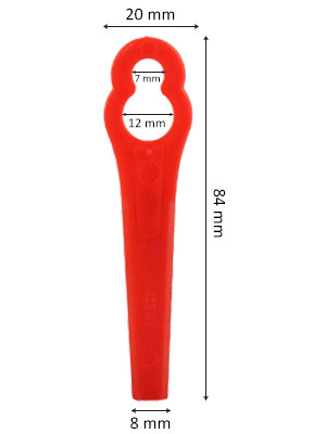 Lame de rechange pour tondeuse à gazon