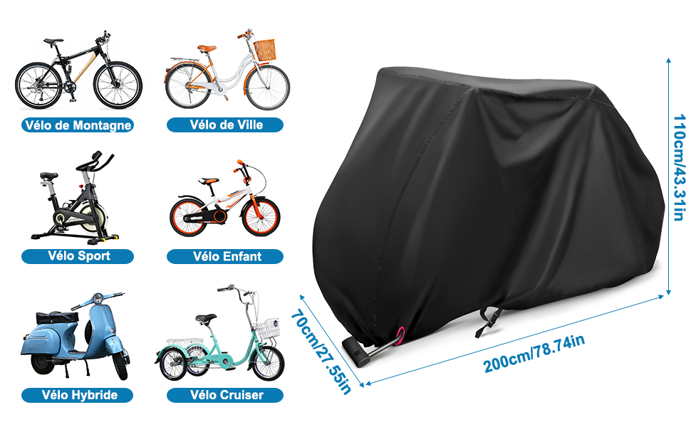 Convient à une variété de vélos