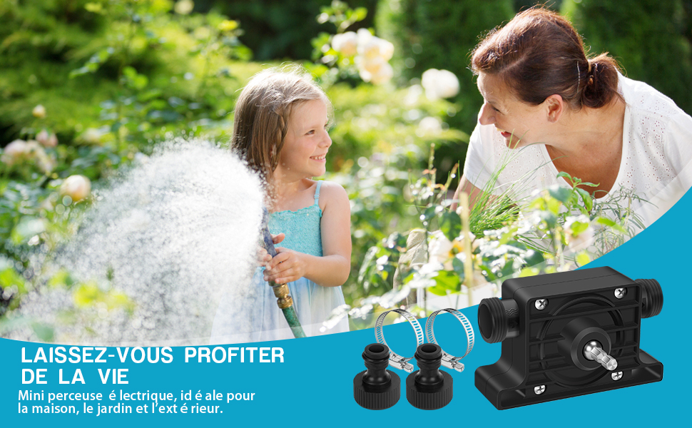Pompe à Eau pour Perceuse Sans Fil