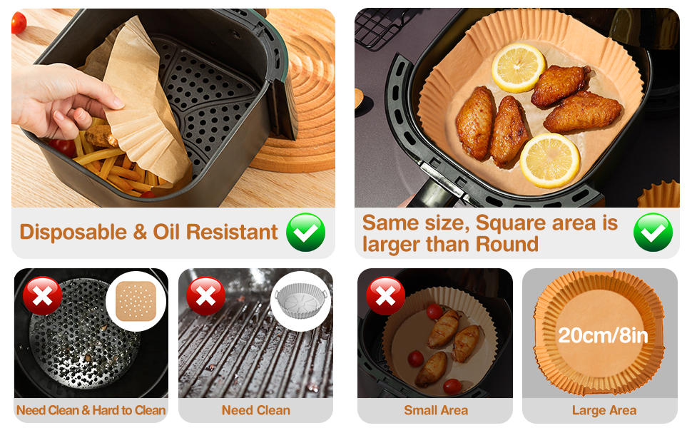 Papier Sulfurisé Air Fryer