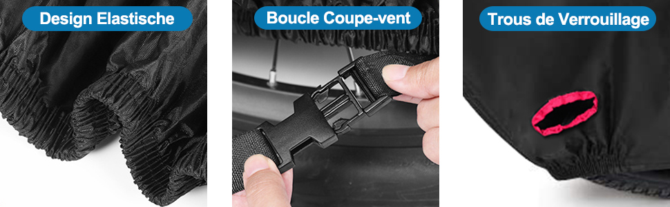 3 Détails de la couverture de vélo