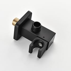 LNXGJJ Support Pommeau de Douche Noir