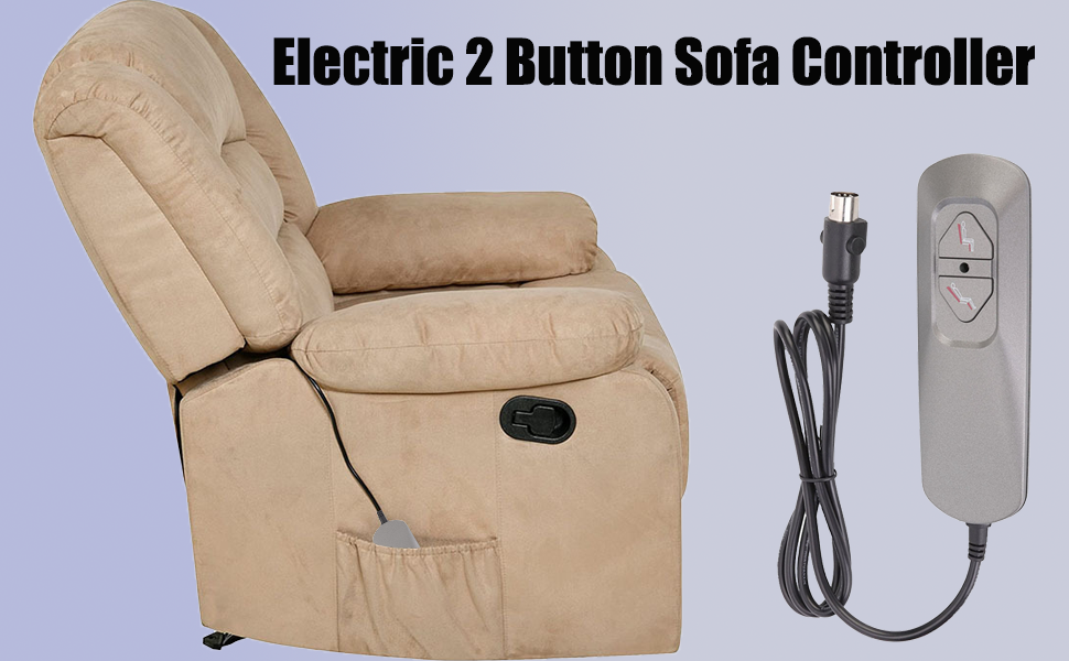 Electronic control for a sofa with 2 pulses