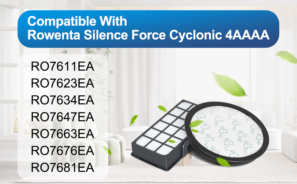 Rowenta Ro7631ea Rowenta Ro7673ea Avis Pack HEPA Filters For Rowenta  Silence, Replacement Filter