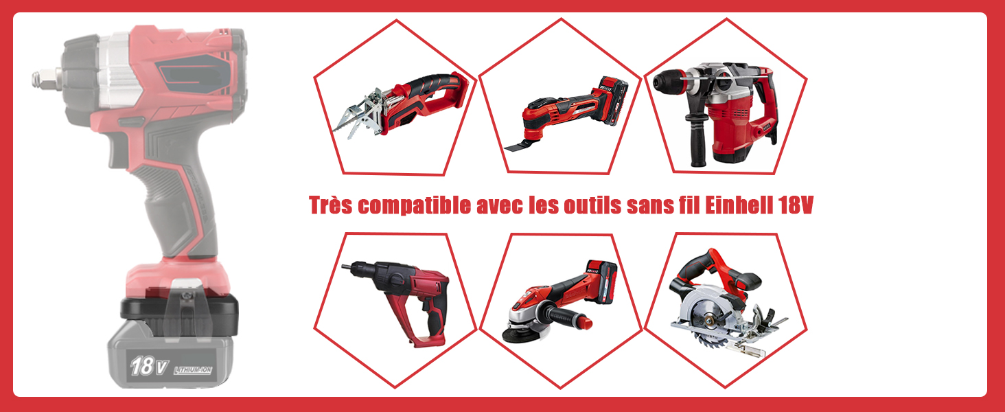 adaptateur batterie makita