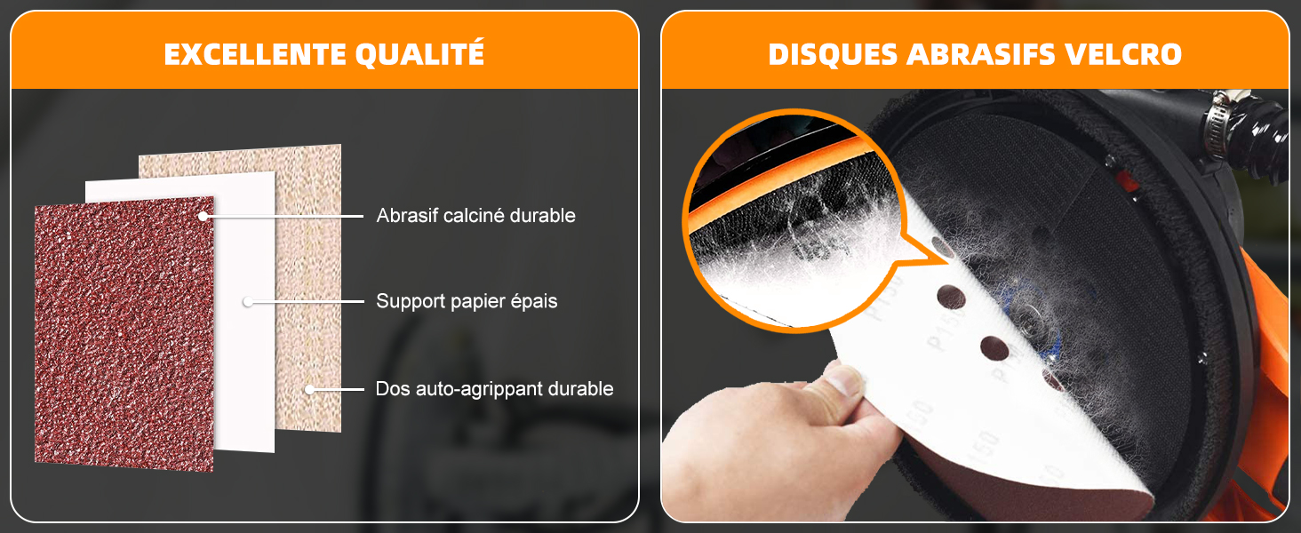 Quatre avantages du disque abrasif de 225 mm