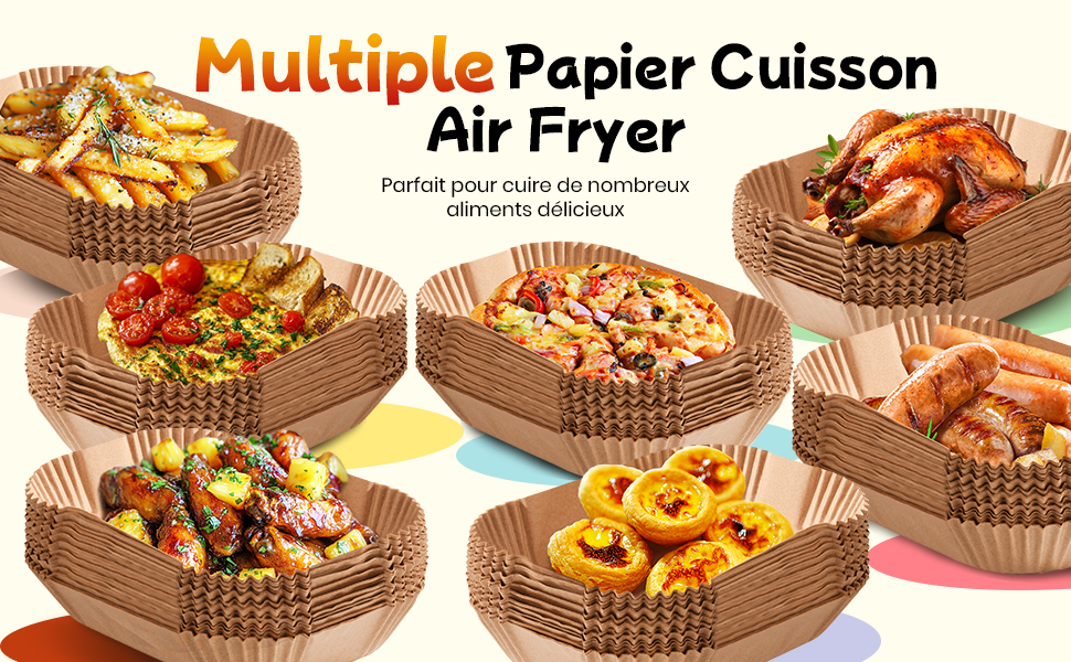 papier cuisson air fryer ninja 9,5l