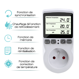 prise thermostat radiateur