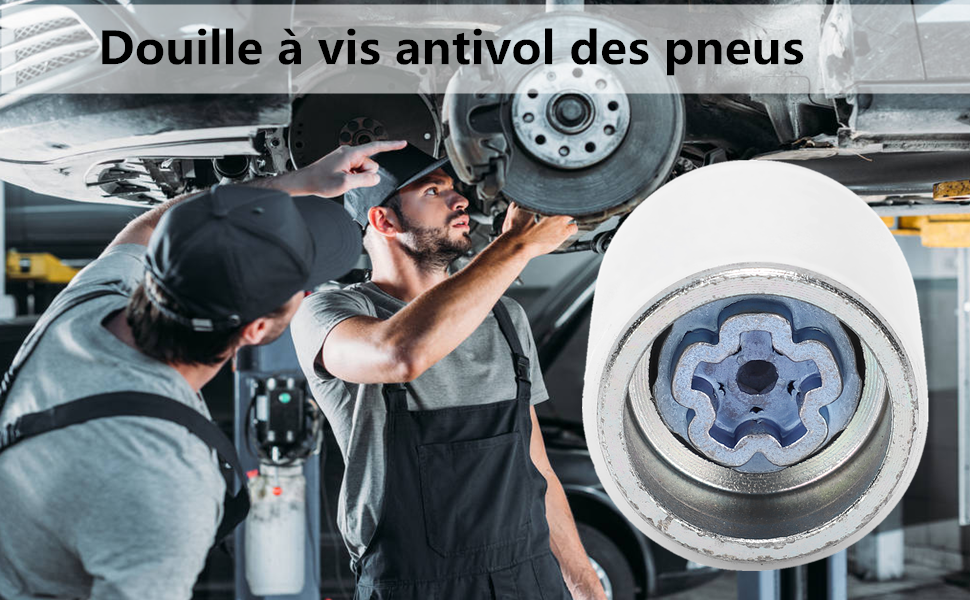 Boulon de l'Extracteur du Goujon Endommagé Kit de Douilles Enlever les Écrous de Roue de Blocage