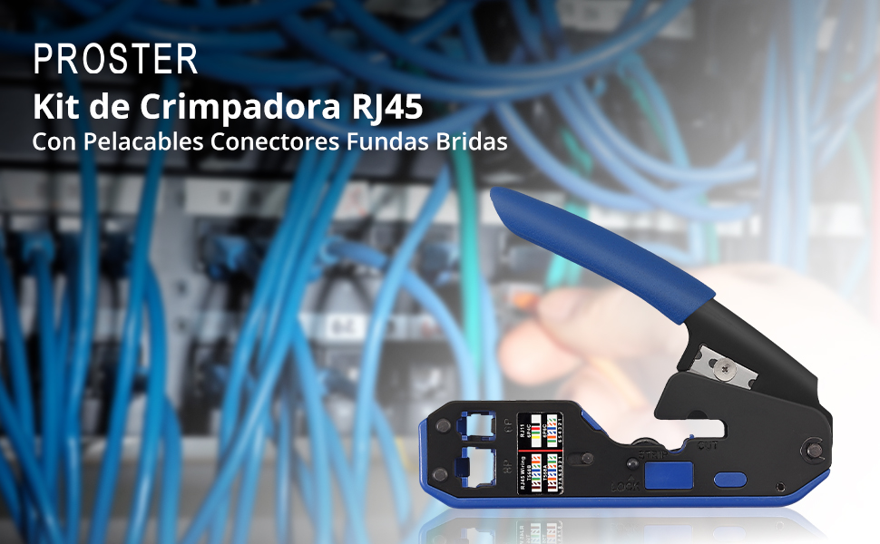 Kit de Crimpadora RJ45
