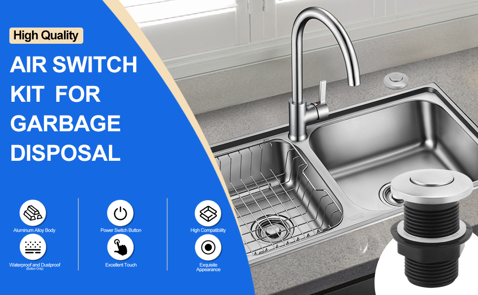 Garbage Disposal Air Switch Kit