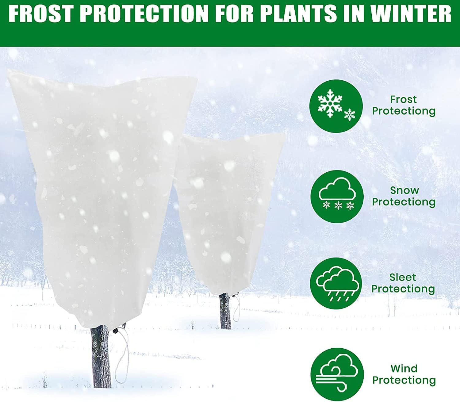 Housse de protection pour plantes