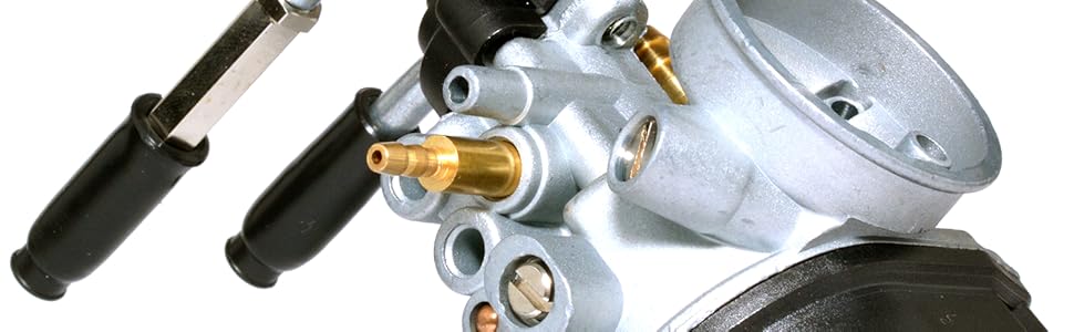 Easyboost Carburateur 12 mm Type Dell’Orto PHBN Starter Manuel MBK Booster Nitro Stunt Mach-G Jog-R