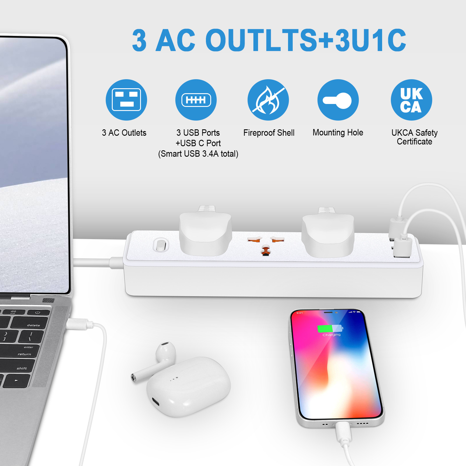 Multiprise Electrique USB