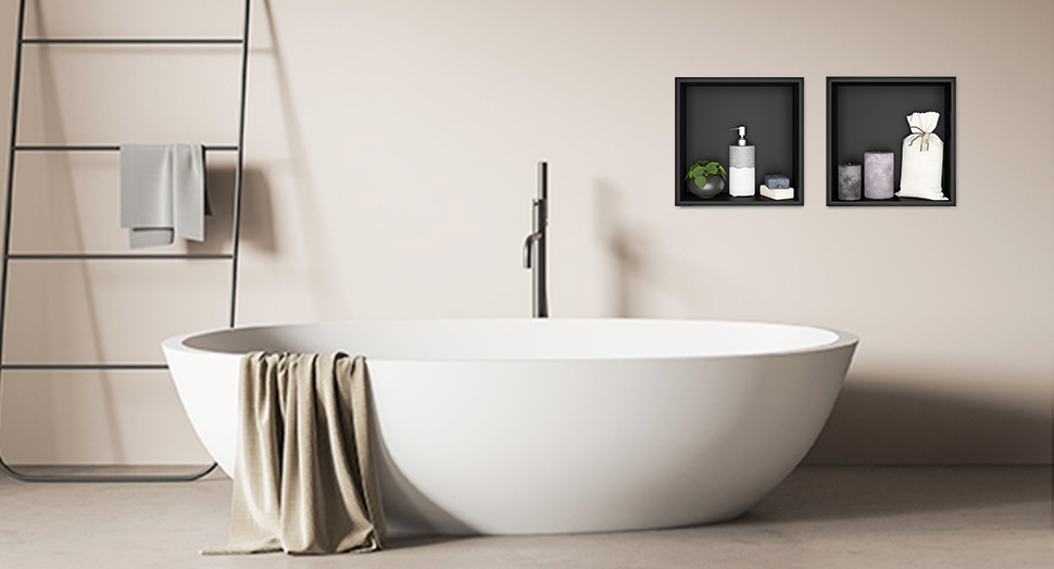 Niche de salle de bain