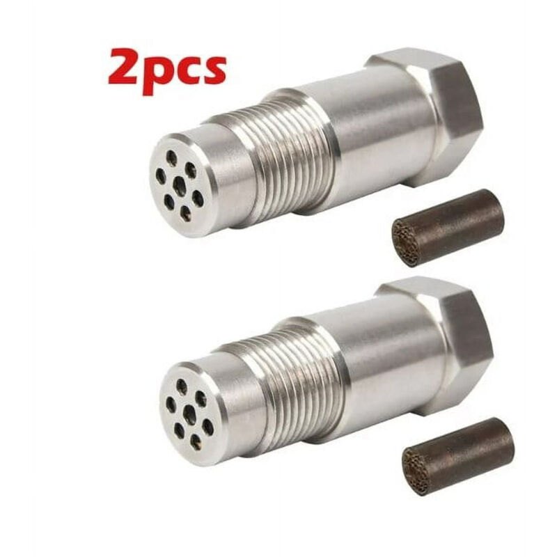 Set mit 2 O2-Sensoren, Sauerstoffsensor für Autos, Cel Fix Check Engine Light Eliminator Adapter Sauerstoff M18X1.5