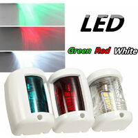 3Pcs Marine LED Navigation Light 12V Bateau Chandlery Boat Rib