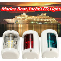 3Pcs Marine LED Navigation Light 12V Bateau Chandlery Boat Rib