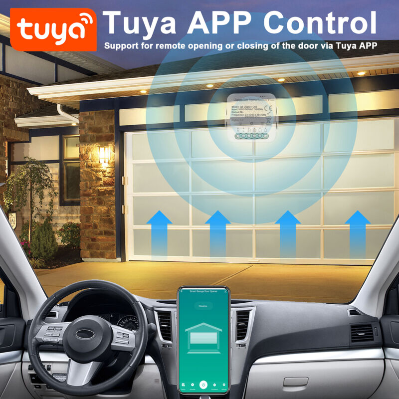  Ouvre-porte de garage intelligent Tuya ZigBee